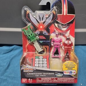 Power Rangers Megaforce Legendary Ranger Key Pack - Green, Pink, Red